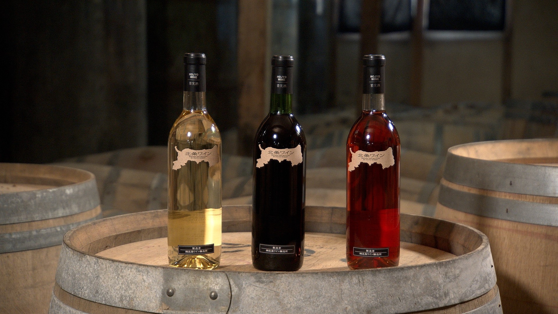 北条ワイン 地図ラベル ３本セット