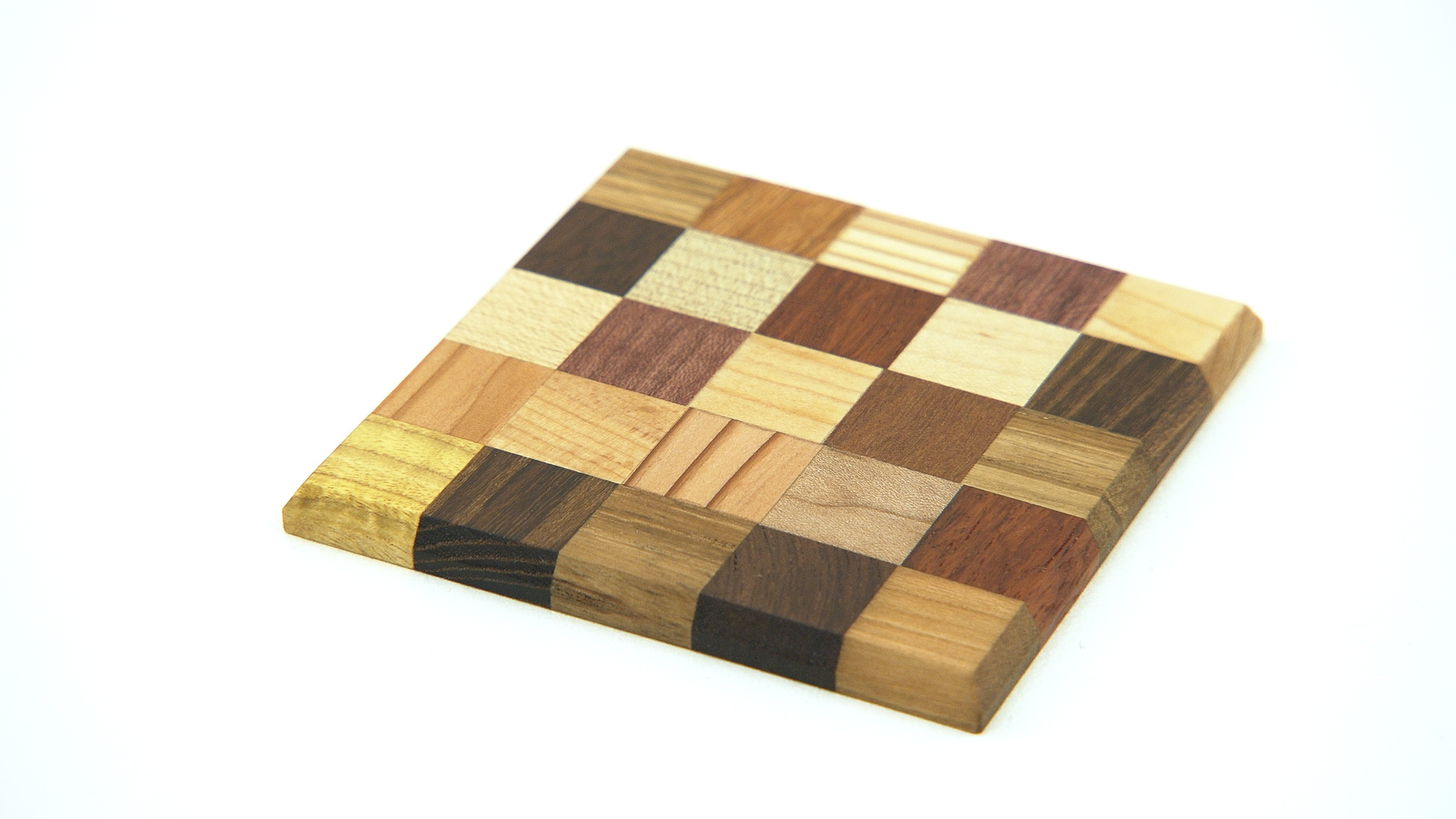 寄木のコースター